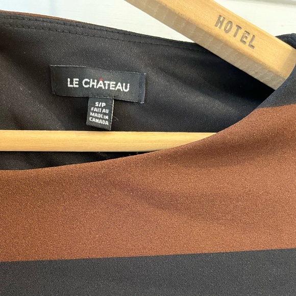 Le Chateau Dress, rugby stripe, work, small - Picture 3 of 3